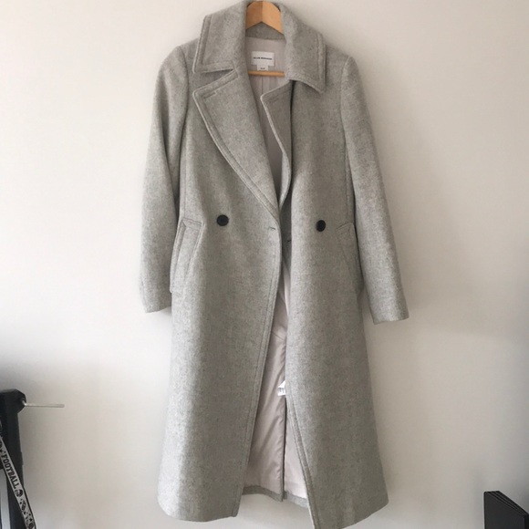 Club Monaco Grey Wool Coat - Picture 5 of 6